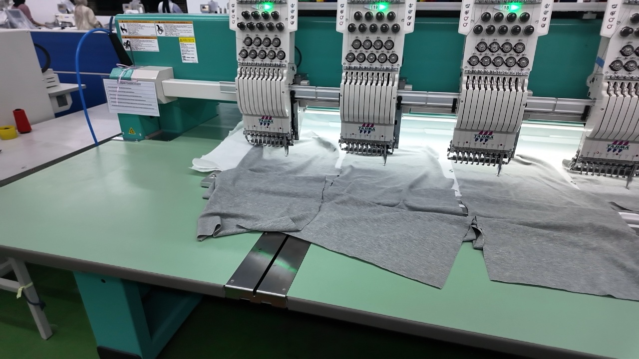 Garment factory production line